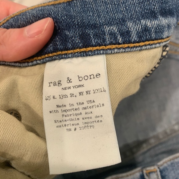 Rag & Bone Distressed Tall Jeans - Picture 9 of 9